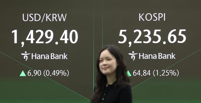 코스피 사상 처음으로 장중 5,200선 돌파