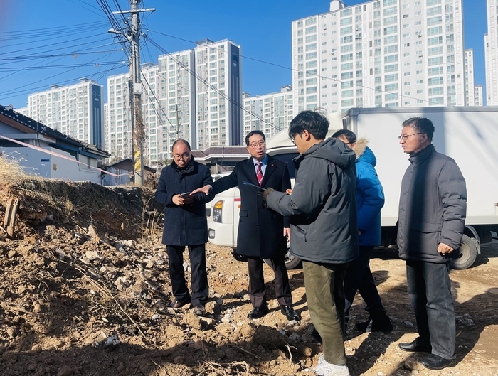 최종오 익산시의원, 모현동 생활도로 불편 해소 나서