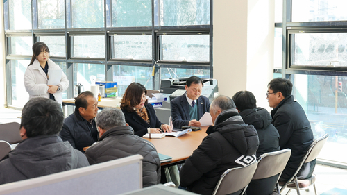 안산시의회 29일 관내 '민사집행법 개정 촉구 건의안' 관련 현장 방문