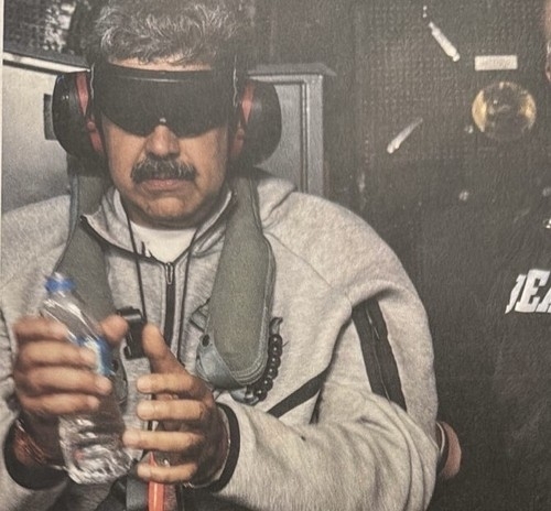 트럼프 미 대통령이 공개한 마두로 베네수엘라 대통령