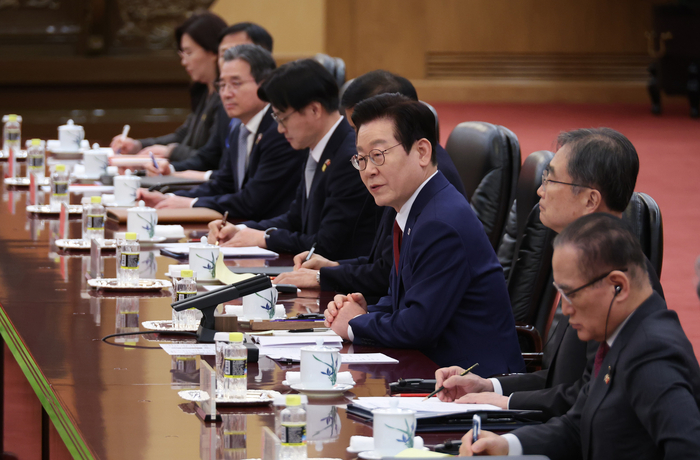 이재명 대통령, 한-중 정상회담 발언