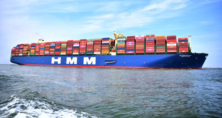 HMM 컨테이너선. 사진=HMM 제공