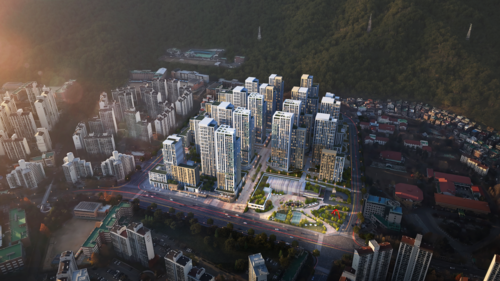 군포시 산본신도시 9-2구역 조감도