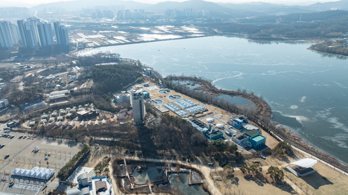 의왕시 왕송호수 전경