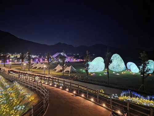 포천시 한탄강 미디어 아트파크