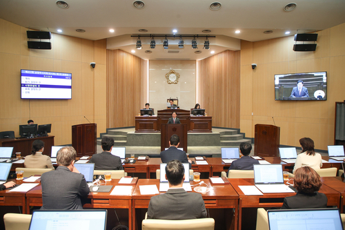 주광덕 남양주시장 제307회 남양주시의회 임시회에서 시정연설