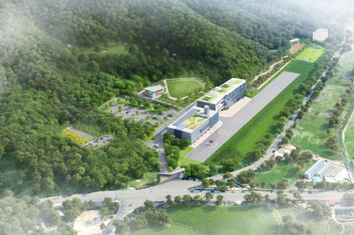 포천시 K-AI 드론 시험평가인증 및 교육훈련 센터 조감도