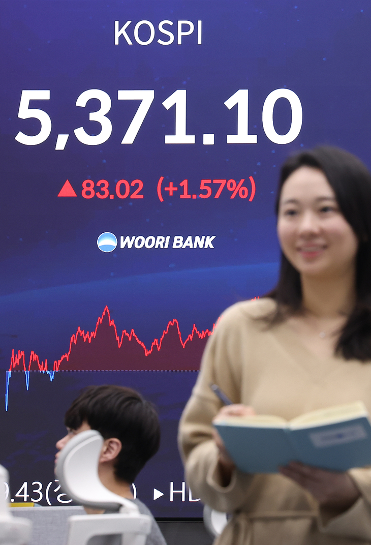 최고치 경신한 코스피