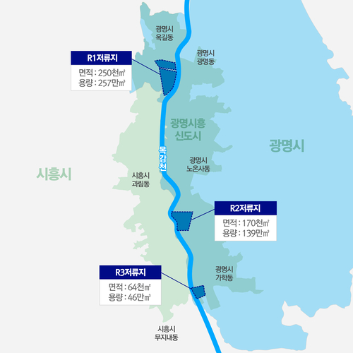 광명시 목감천 R2-R3 저류지 추가 조성 정부에 강력 요청