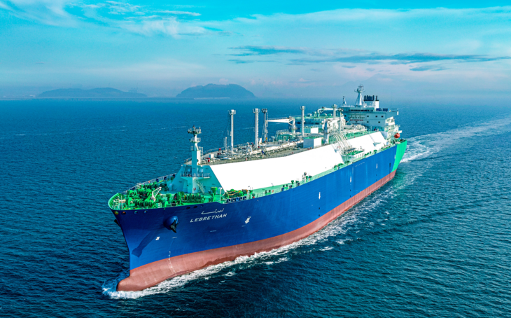 한화오션이 200번째로 건조한 LNG 운반선. 사진=한화오션 제공