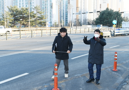 백경현 구리시장 3일 동구릉 역사거리 조성  현장 방문