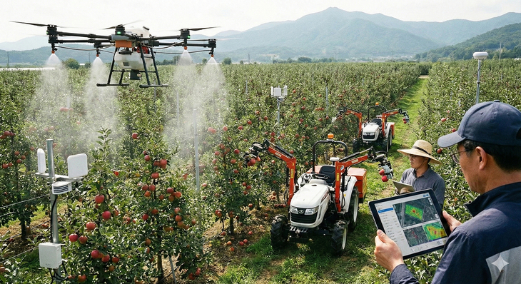 안동시  전국 최초 노지 스마트팜 교육․체험장 조성