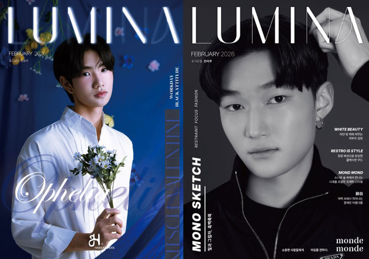 하카블랙스·몽드몽드 협업으로 완성한 서정적 비주얼… 모델들의 달콤한 발렌타인 스토리까지