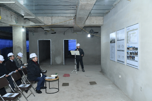 백경현 구리시장 4일 교문1동 행정복지센터 건립 공사현장 점검