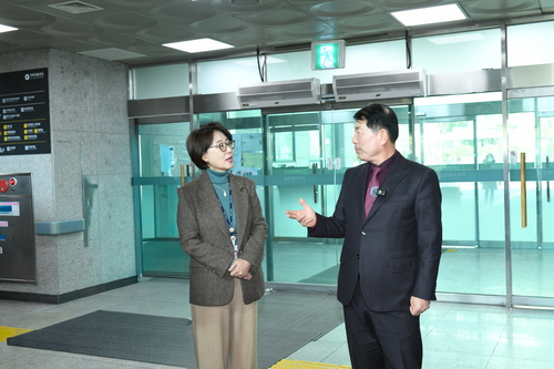 백경현 구리시장 9일 대상포진 무료 예방접종 현장 점검