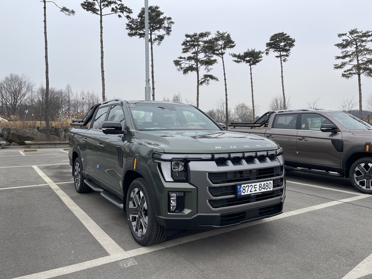 KG모빌리티 '무쏘'. 사진=박지성 기자