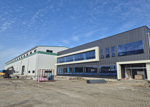 전북 새만금 국가산업단지에 건설 중인 '효진퓨어메탄올'의 바이오 트리오 리파이너리(Bio-Trio Refinery) 생산 기지 현장 전경.