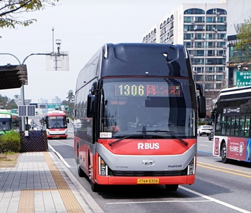 양주시 광역버스 1306 운행 현장