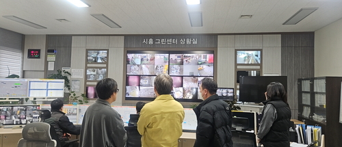 시흥시 고농도 초미세먼지 비상저감조치 대응 현장