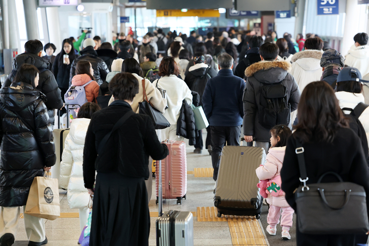 설 쇠러 고향으로