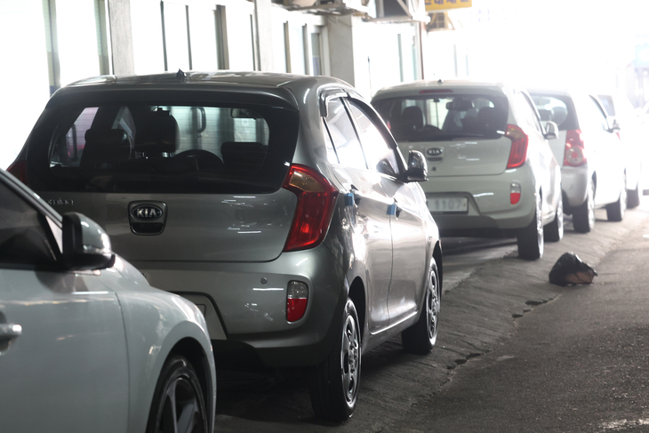 서울의 한 중고차 매매 시장에서 판매되고 있는 기아 모닝. 사진=연합뉴스