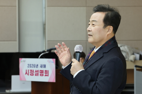 김성제 의왕시장 19일 '2026 새해 시정설명회-청계동' 주재