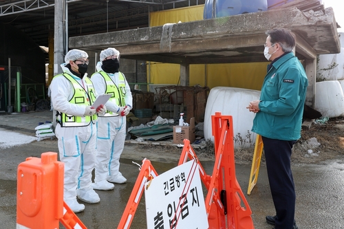 이동환 고양특례시장 20일 관내 구제역 발생 농가 방역현장 점검