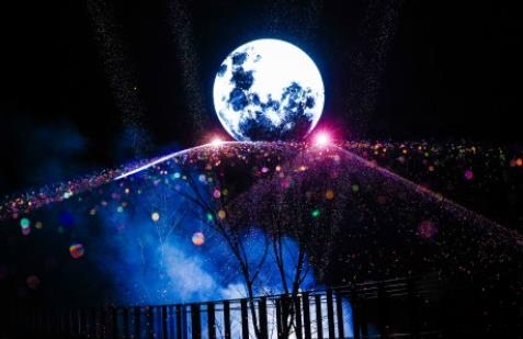 김포시 애기봉평화생태공원 2024년 정월대보름 달빛라이트쇼