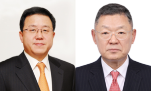 이창황, 유영환 효성티앤씨 대표이사