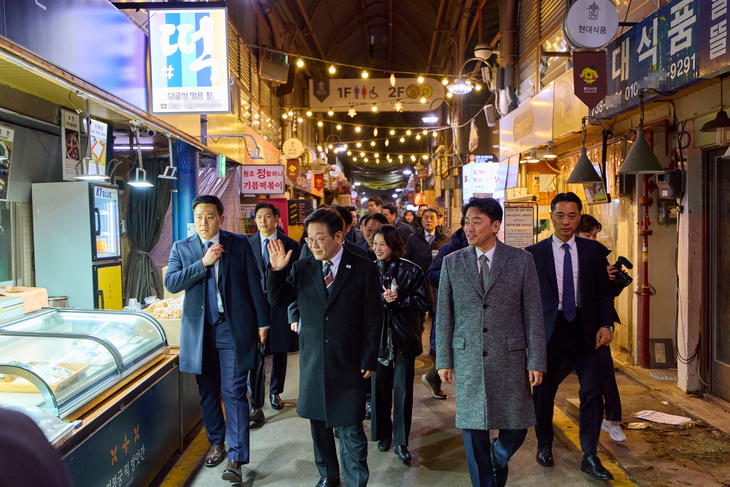 이재명 대통령, 통인시장 방문