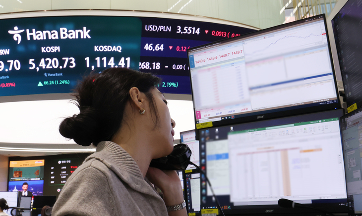 코스피 5,400 돌파