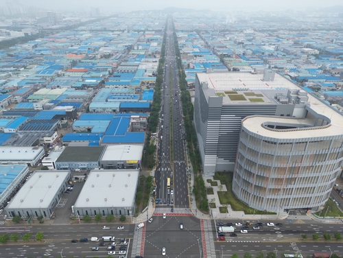 시흥스마트허브 재생사업 일환인 공단2대로(정왕동 2120) 기반시설 정비공사 완료