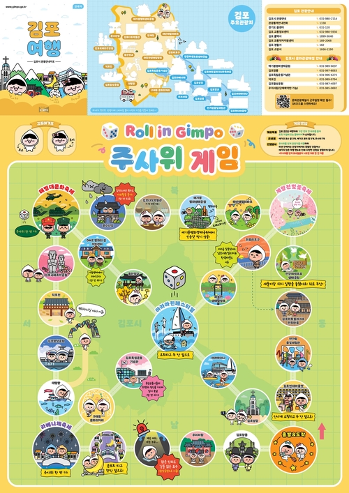 김포 체험형 관광안내지도 패키지