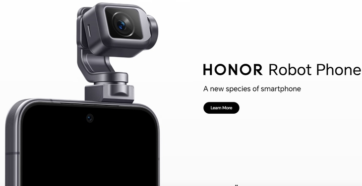 아너 '로봇 폰'. 사진 = 아너 홈페이지.