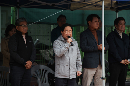 주광덕 남양주시장 별내동 테니스클럽 2일 '2026년 별내동 테니스클럽 대회' 주재