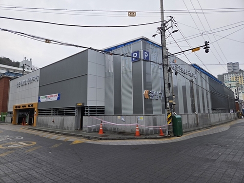 파주시 원앙길 공영주차장 전경