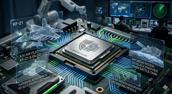 국방 반도체는 방위산업 제품 전반에 들어가기 때문에 제때 수급이 이뤄지지 않으면 납기 차질로 이어진다. 사진=구글 생성형 인공 지능(AI) 제미나이
