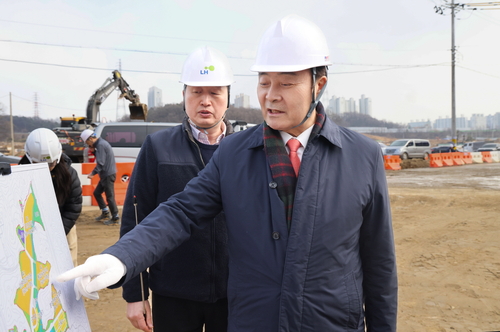 김성제 의왕시장 9일 부곡 지역 주요 사업 추진 현황 현장 점검