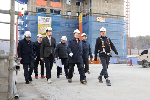 김성제 의왕시장 9일 부곡 지역 주요 사업 추진 현황 현장 점검