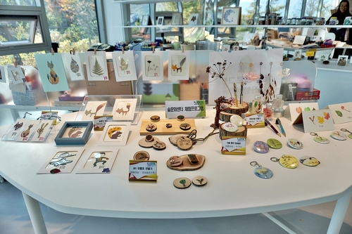 남양주시 물맑음수목원 '4색 산림체험' 운영 현장