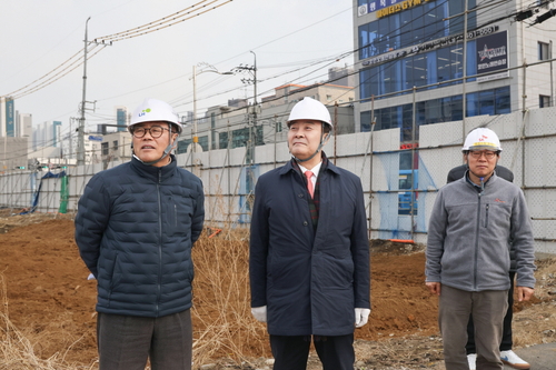 김성제 의왕시장 9일 부곡 지역 주요 사업 추진 현황 현장 점검
