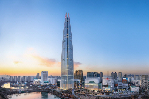 롯데월드타워 전경.