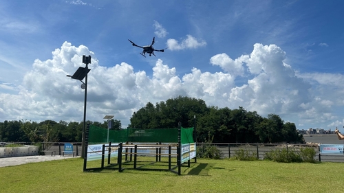 시흥시 드론 배송 시연 현장