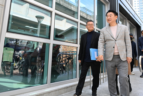 의정부시 경원선(1호선) 고가 하부 유휴공간 활용 위한 현장점검