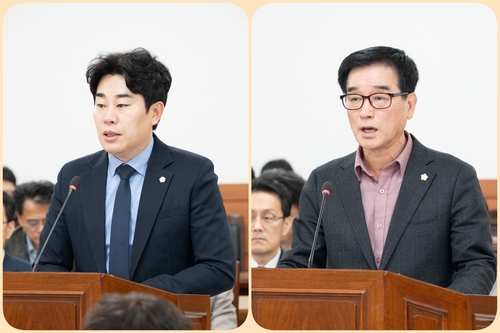 (왼쪽부터) 김상수-이상기 남양주시의회 의원