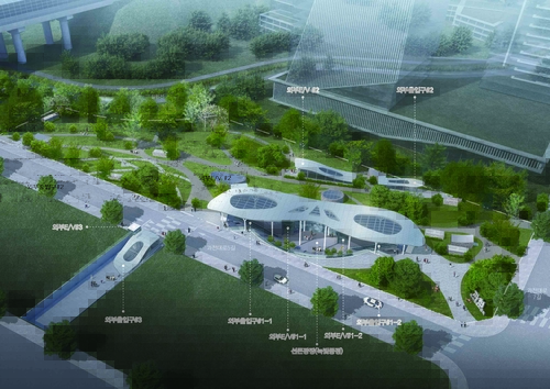 과천시 과천정보타운역 조감도