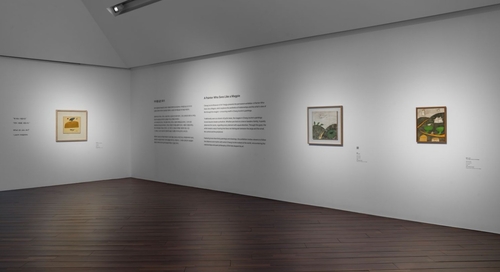 양주시립장욱진미술관 상설전 '까치를 닮은 화가' 전시실