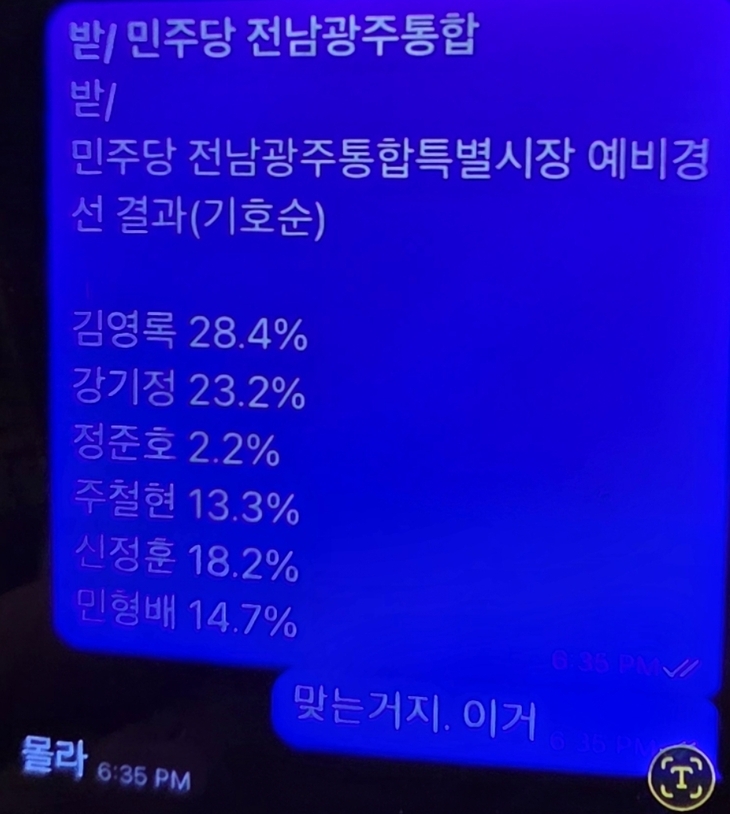 민형배, '지라시 득표율 확산' 고발 방침…조직 기반 변수에 위기감 작용했나?