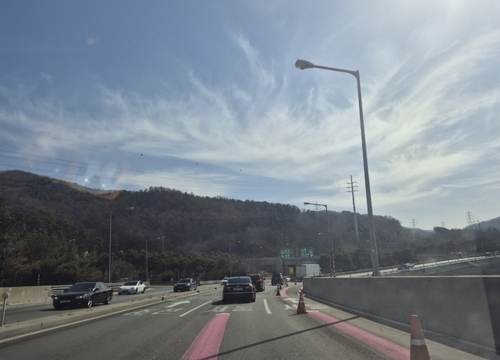 남양주시 화도IC 진입램프 공사 구간