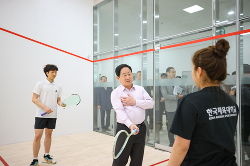 남양주시 평내체육문화센터 내 스쿼시장